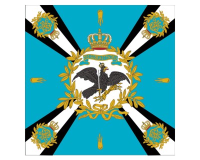 Standarte, blau mit Kreuz (Preußen) Nr. 2341