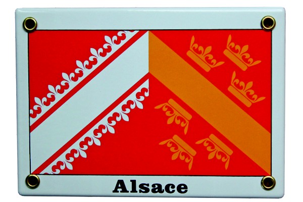Elsass Emaille Emailschild Nr. 1216