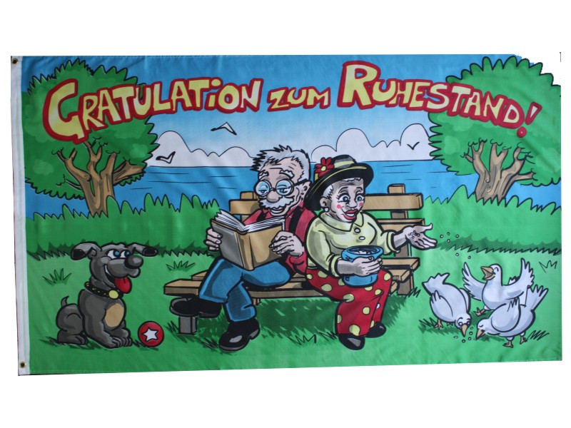 Ruhestand Flagge Nr. 3583