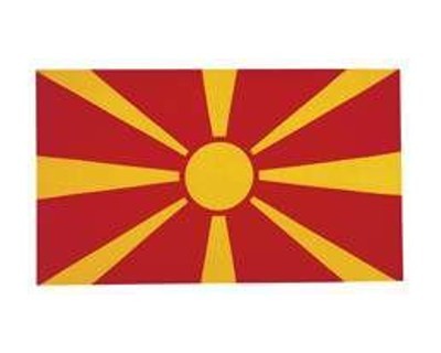 Mazedonien Fahne 90 x 150 cm Nr. 317
