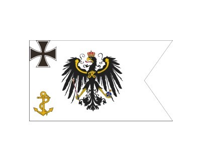 Preußen Dienstflagge Binnenschiffahrt Nr. 2634